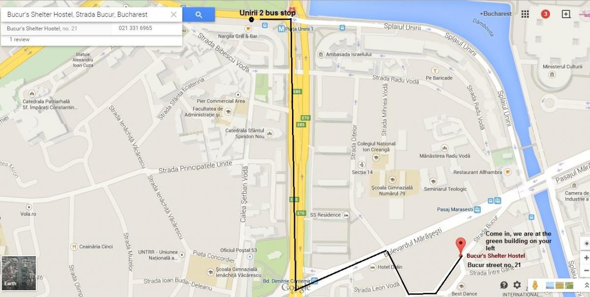 die map hostel Bukarest