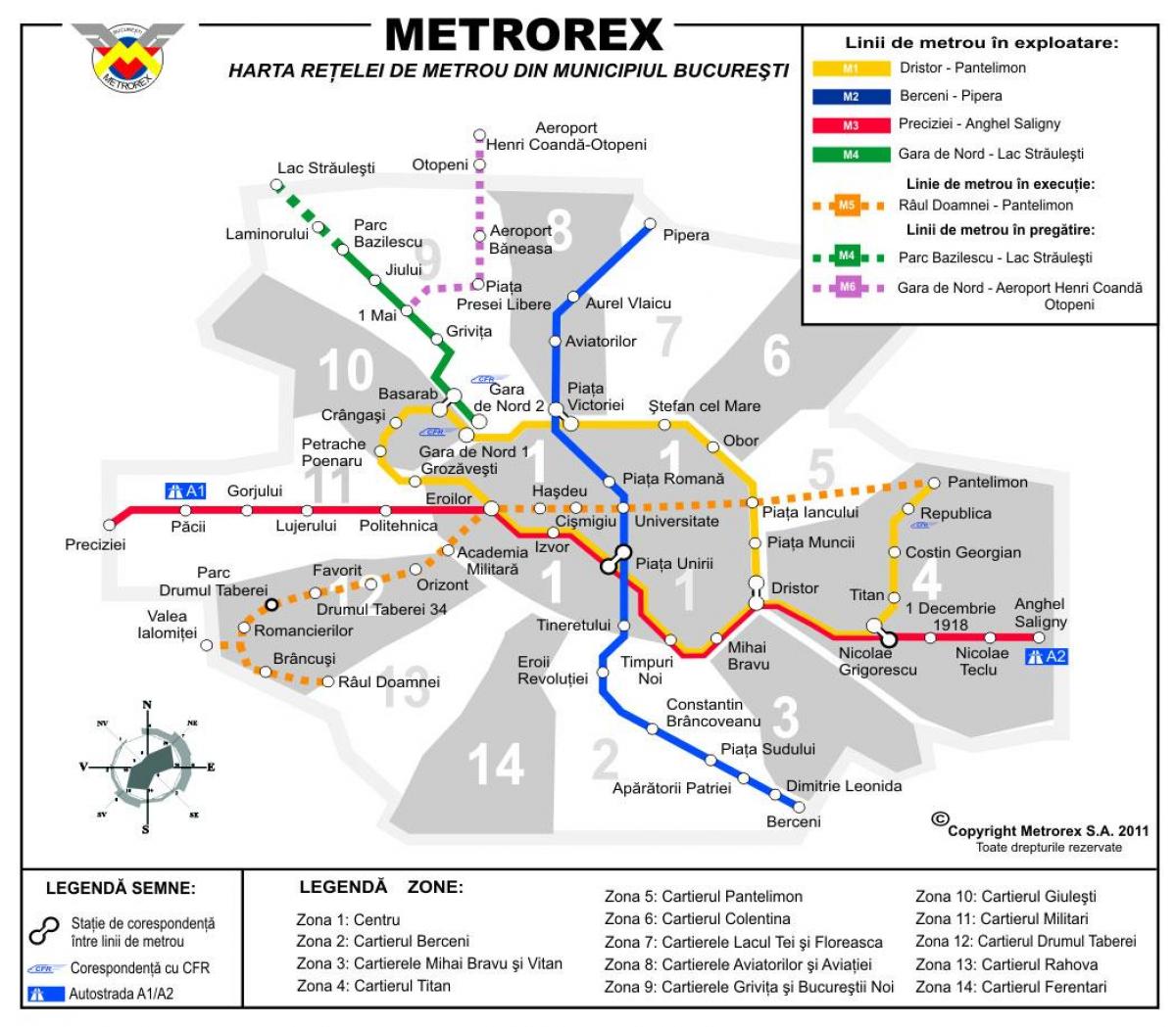 Karte von metrorex 